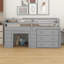 Lit mezzanine avec tiroirs et tablette-959837915