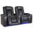 Upholstered Home Theater Seating with Cup Holder-1664137956