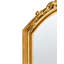 Iron Bowfront Floor Mirror