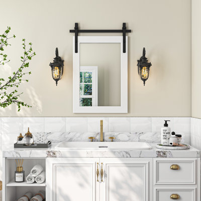 Miroir d'appoint de salle de bain Farmhouse