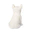White Bull Terrier Decorative Puppy Figurine for Home & Garden Décor, Handpainted Polyresin Dog Statue, Realistic Design | Gift for Dog Lovers | Weather-Resistant Indoor/Outdoor Decor