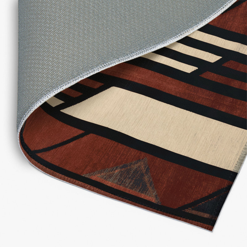 Turkish Brown Indoor and Outdoor Area Rug, Rectangle 2' x 3'