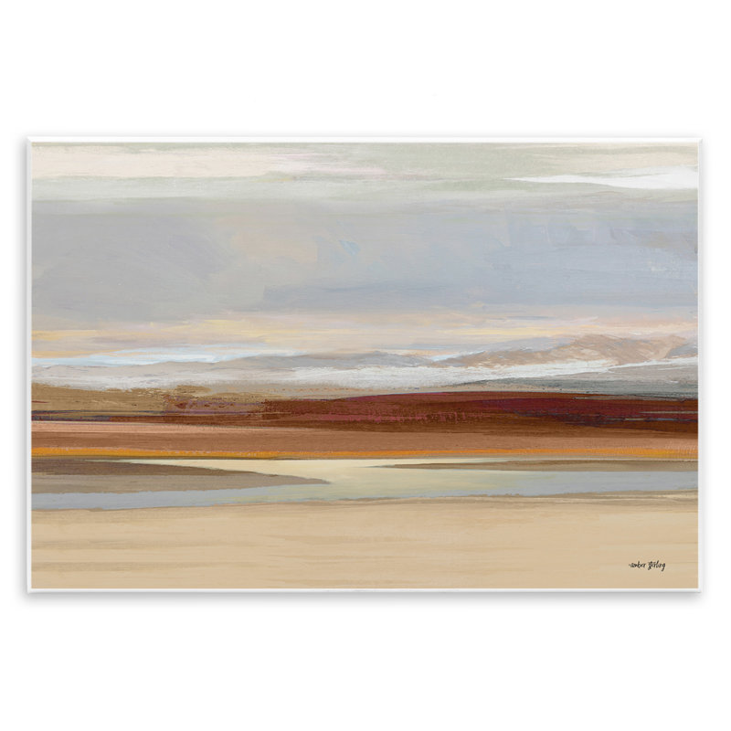 «Earthy Desert Landscape», plaque murale par Amber Sterling, H 10 po x l 15 po