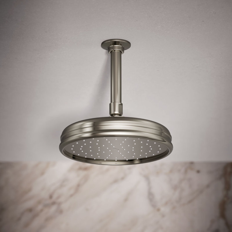 8" Round Rainhead, 1.75 GPM, Vibrant Polished Nickel