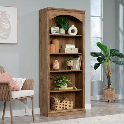 Miscellaneous Storage 5-Shelf Bookcase In Sindoori Mango
