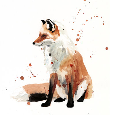 Fox I 1 Piece Wrapped Canvas Painting