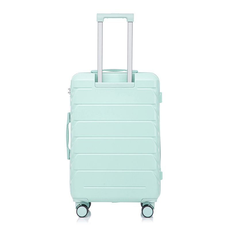 20 po / 24 po / 28 po 3 pièces / ensemble en valise à roulettes ABS, couleur assortie, avec serrure à combinaison