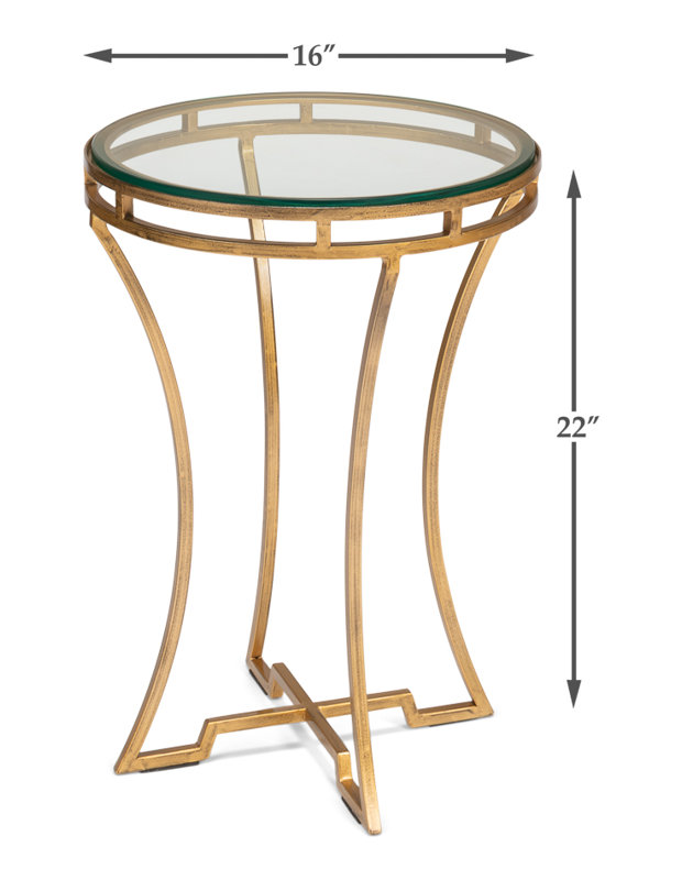 Schlegel Glass End Table