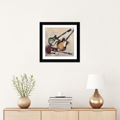 «Guitars I», reproduction sur toile