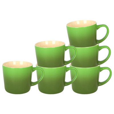 Argon Tableware - Ombre Coffee Mug - Glazed New Bone China Drinking Cup