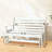 HDPE Outdoor Glider Bench for Two (Distressed White)-1422440025