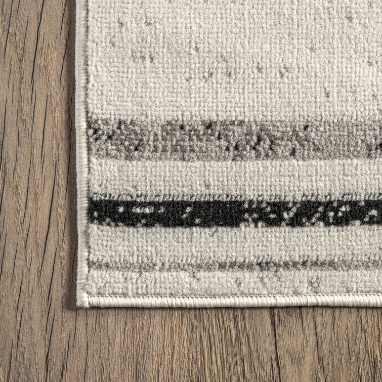Amelie Grey/Cream Rug Mercury Row Rug Size: Rectangle 200 x 275cm
