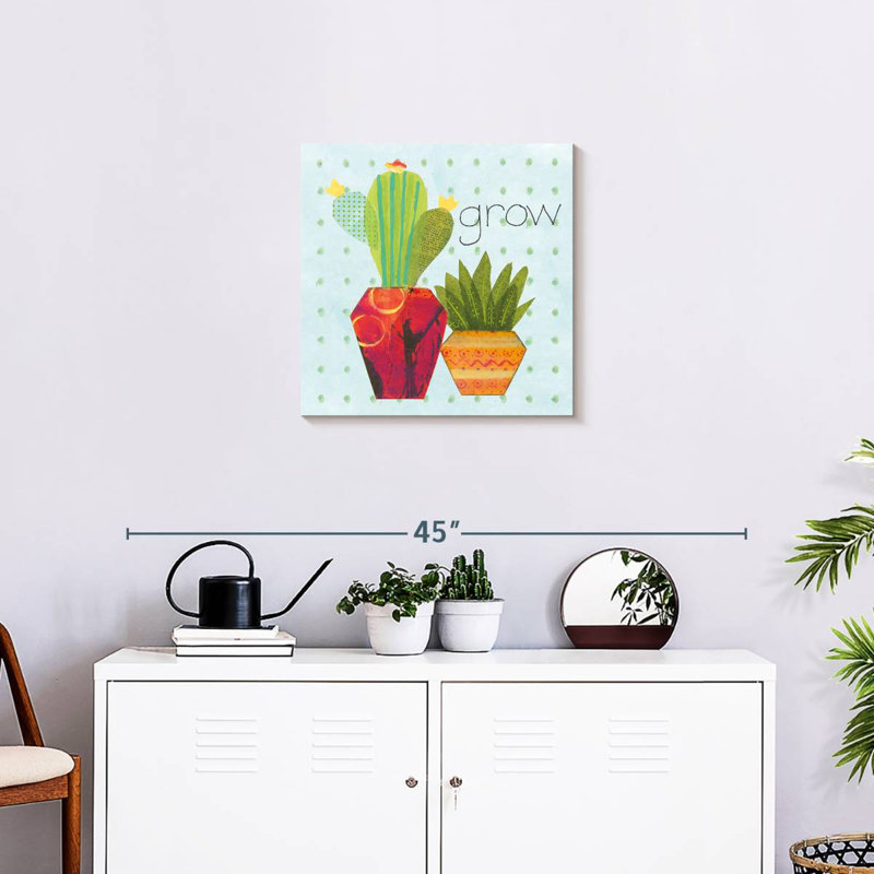 Southwest Cactus II, H 20 po x l 20 po