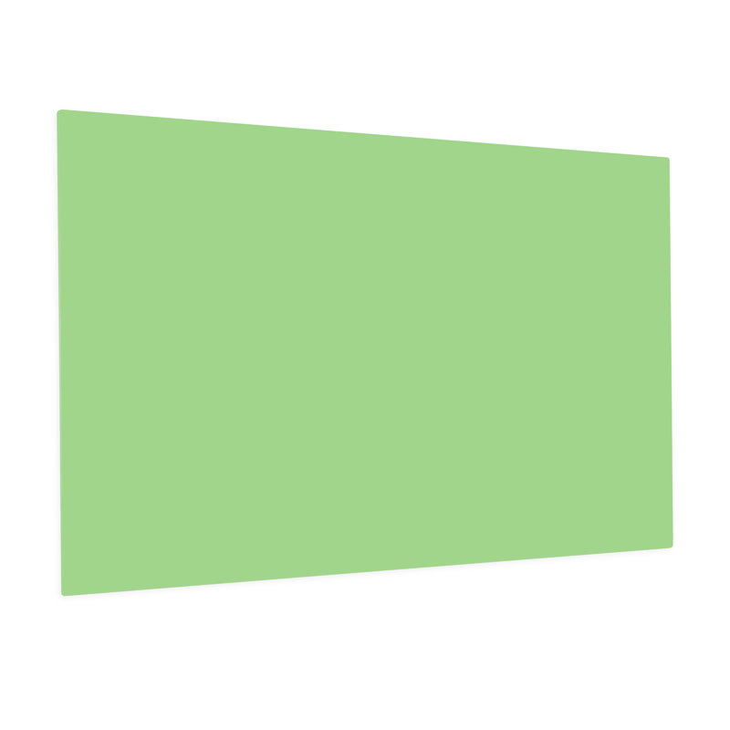 Panneau de verre mural Boissonneau, Vert clair, 24 po x 36 po