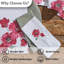  Ensemble de 4 serviettes de table Poppy