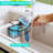 Stainless Steel Sponge Holder For Kitchen Sink, Dual Installation Sink Caddy Organizer, Rustproof And Quick-Drying Design For Sponges And Brushes