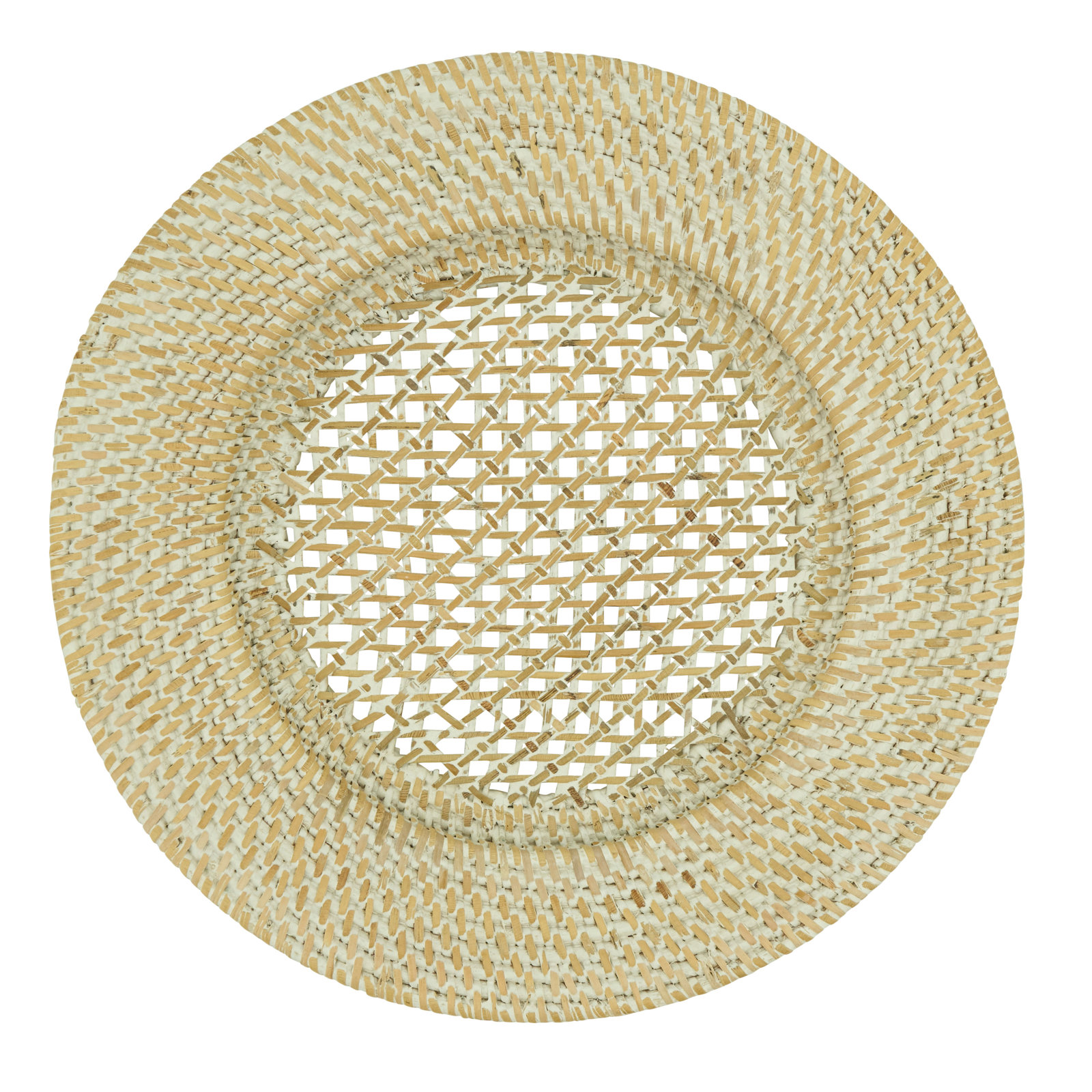 Hicklin Jute Charger, Brown