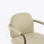 Chaise de salle à manger avec cadre en fer, ensemble de 2 - espresso et kaki-1013743168-1013743171
