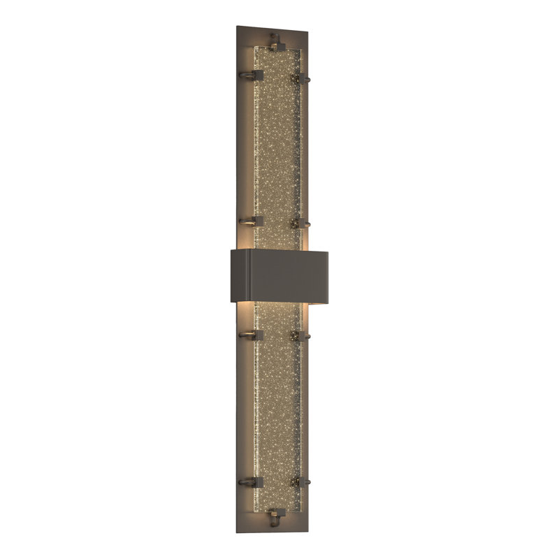 Plafonnier encastré d'extérieur Ursa, H 50,8 po x l 9,5 po x P 3,7 po, Fumée noire côtière