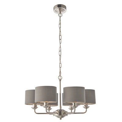 Landover 6 - Light Shaded Chandelier