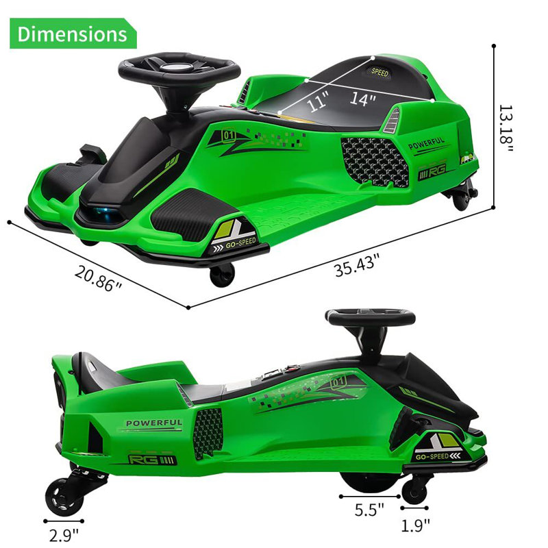 Jouets tout-terrain Gaomon, Vert