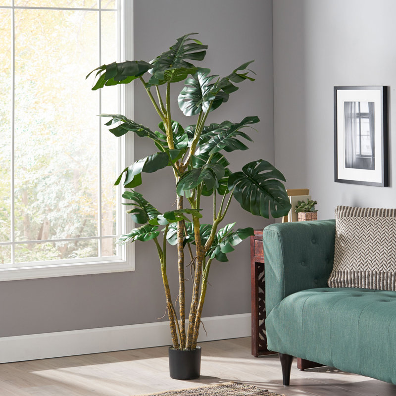71" H Artificial Monstera Tree