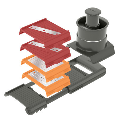 Zyliss 4 In 1 Slicer & Grater In Gray