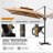 128'' X 104'' Rectangular Cantilever Umbrella, Weighted Base Does Not Include-67443724