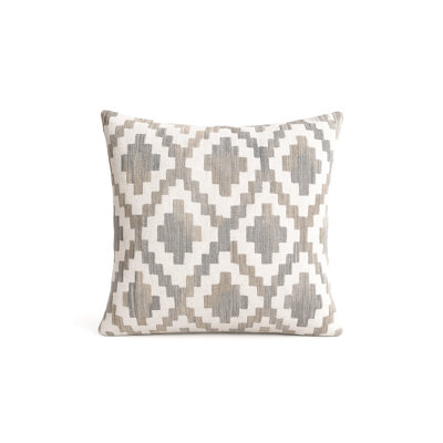 Natural Beige Terra Diamond Indoor Outdoor Pillow 24x24