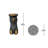 Forest Black Bear Figurine End Table