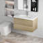 Meuble-lavabo flottant avec lavabo-434844688