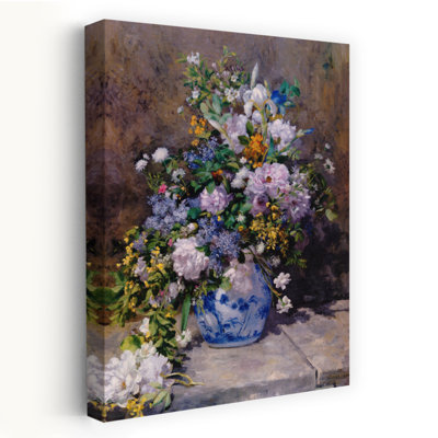 «Spring Bouque», impression d'art classique orchidée chorale contemporaine colorée