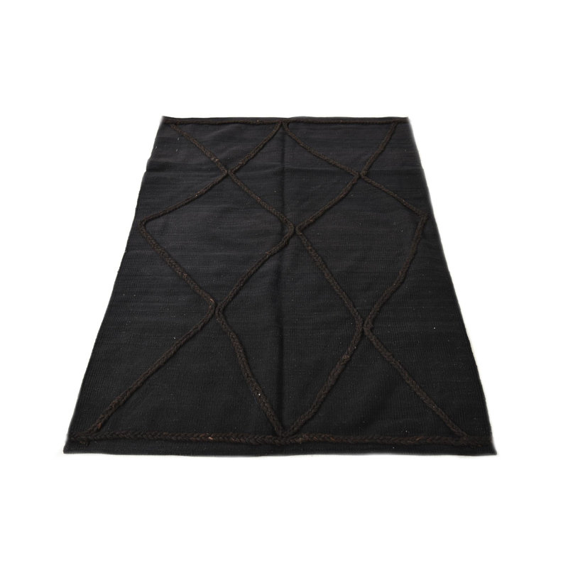 Tapis noir 3x5
