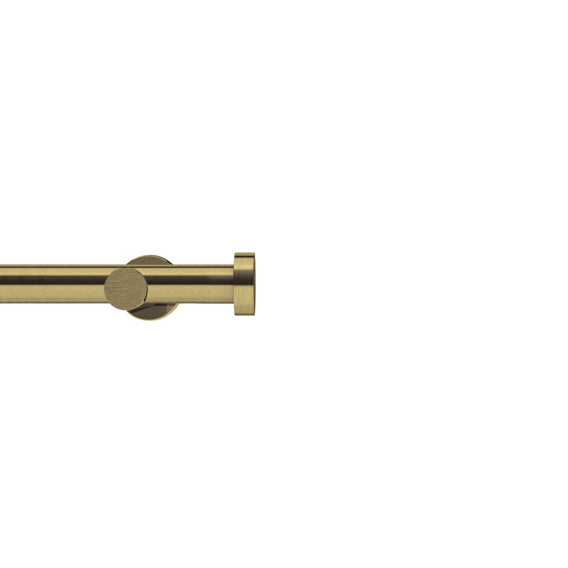 1cm Single Pole, 2.8cm H x 300cm W x 2.8cm D, Antique Bronze