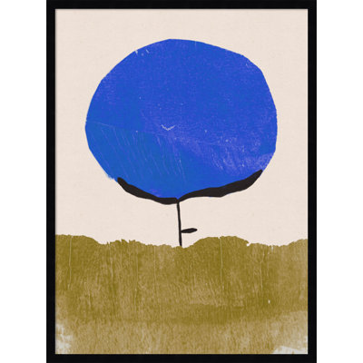 Blue Flower Print by Alisa Galitsyna