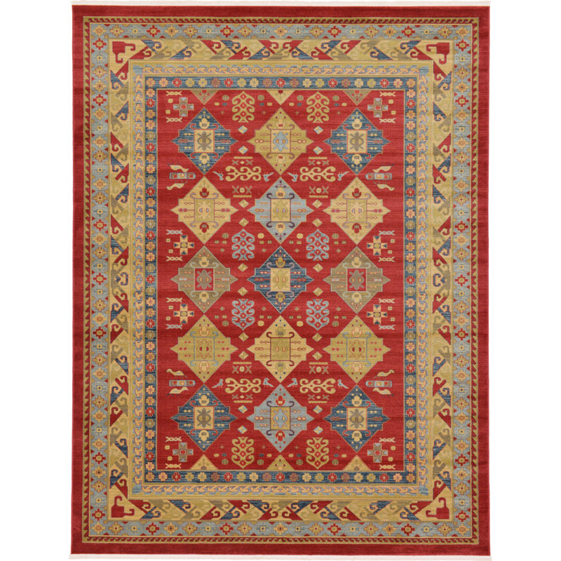 Tapis rouge Eesi, Rectangle 10 pi x 13 pi 1 po