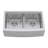 Ruvati 36" Apron-front Workstation Low-Divide  50/50 Farmhouse Kitchen Sink Stainless Steel