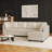 Faux Leather L-Shaped Modular Sectional Sofa-75756250-75756249