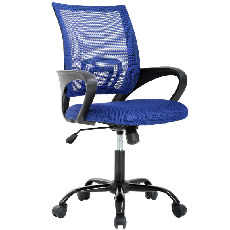 Office Chair Ergonomic Mesh Task Chair Adjustable Height Office Chair Executive Desk Chair Swivel Rolling Office Computer Chair with Armrest Wheels for Office Home
