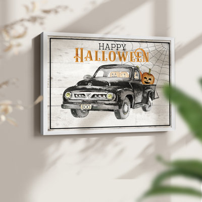 Happy Halloween -Framed Print - Restickable