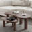 Wood Nesting Coffee Tables-327720992