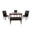 Ensemble repas 5 pièces avec chaises et banc-1765043160-1765043159