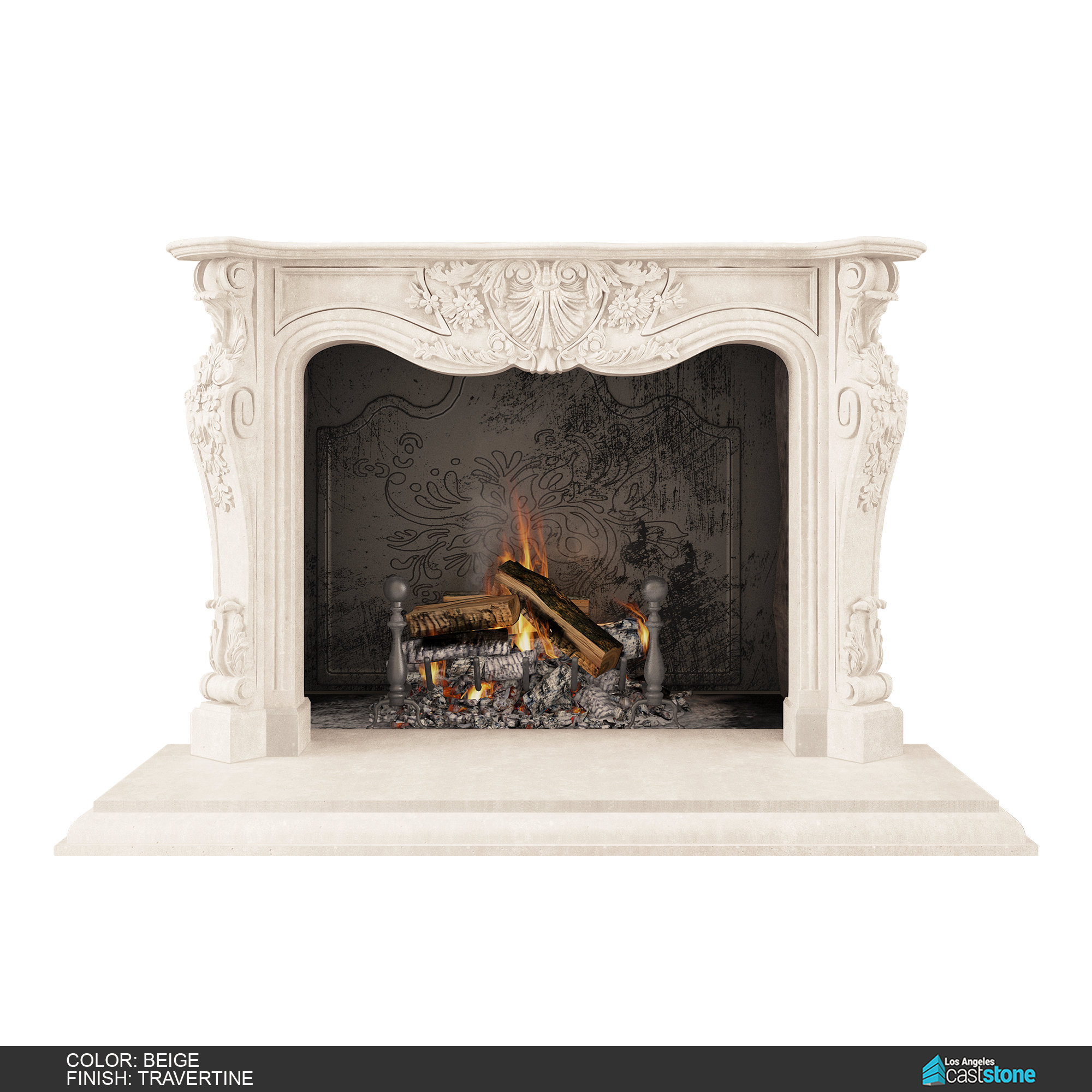 precast cement fireplace kits