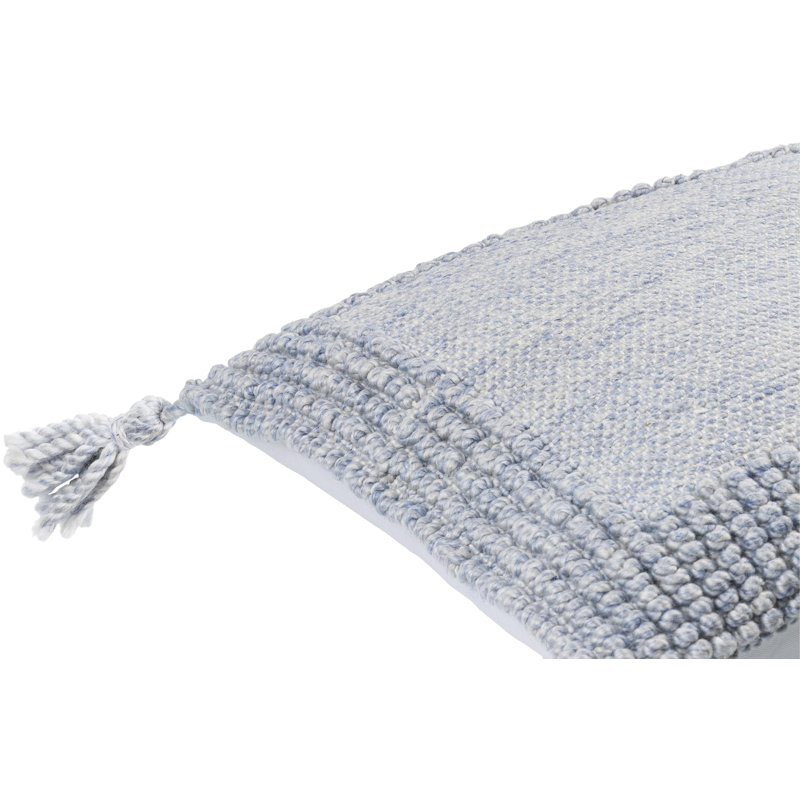 Housse de coussin Alaric, H 20 po x l 20 po, Bleu
