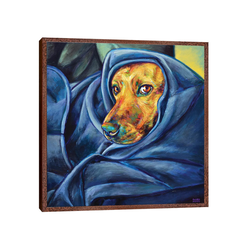 Stella 1 Piece Wall Art on Canvas, 45.72 cm H x 45.72 cm W, Classic Wood Framed
