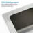 Modern Stainless Steel Double Bowl Sink 33"X19" - Overmount, With Noise-Minimizing Features Overmount Installation, Scratch Resistance