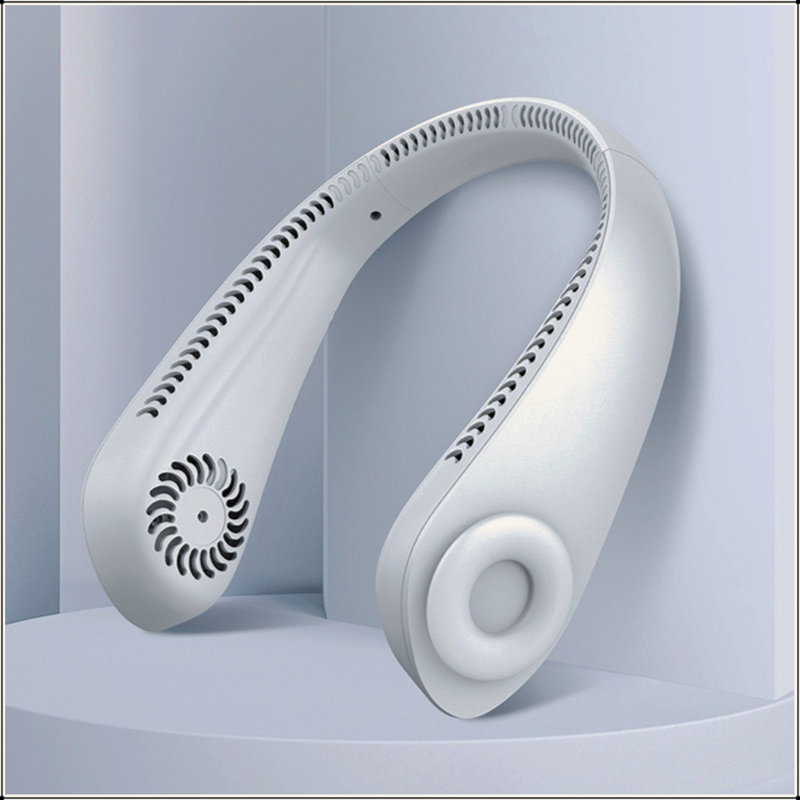 Ventilateur de cou mains libres Easy Breezy, Argent argent