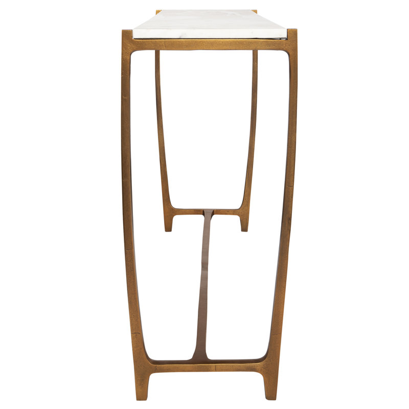 Zeiler 47'' Marble Top Console Table