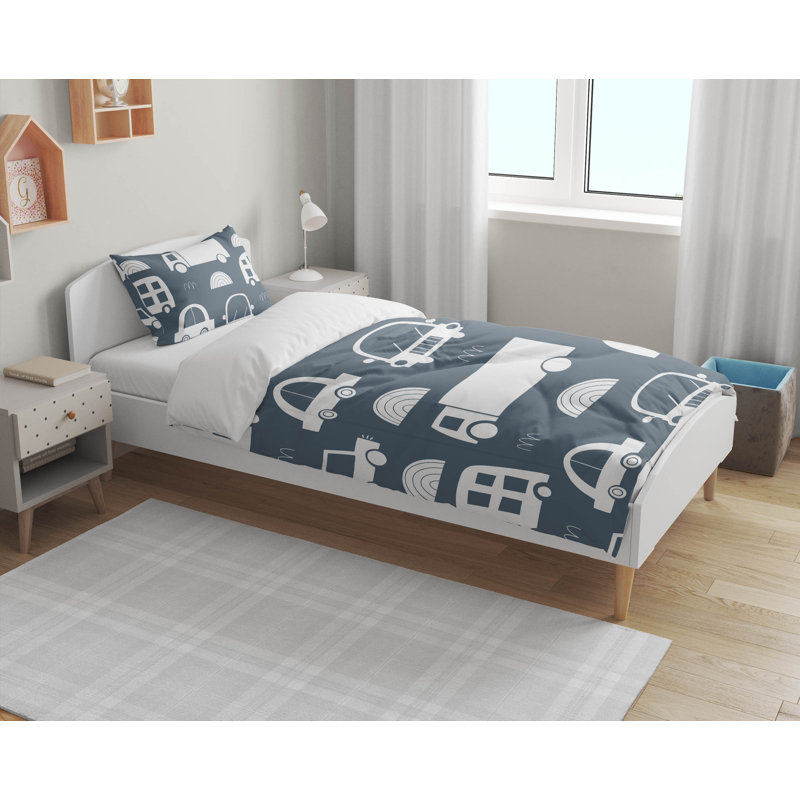 Traffic Comforter Set, Blue