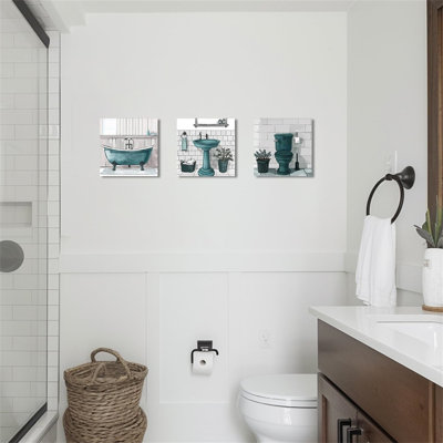3 Piece Wrapped Canvas Wall Art